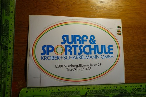 Alter aufkleber wassersport - aufkleber,