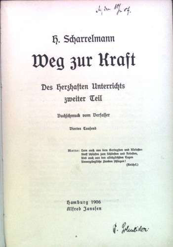 Weg zur kraft des herzhaften - weg,